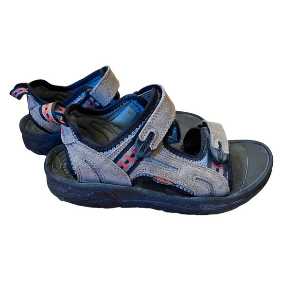 Teva Sandal Hudson Men Size 7 #6758 Brown w/orange accents. Hiking, Water sports - Picture 2 of 7